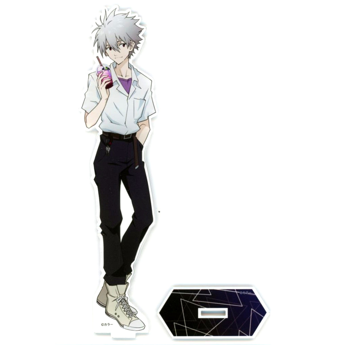 Kaworu Nagisa Large Illustration Acrylic Stand School Uniform Ver. Rebuild of Evangelion [USED]