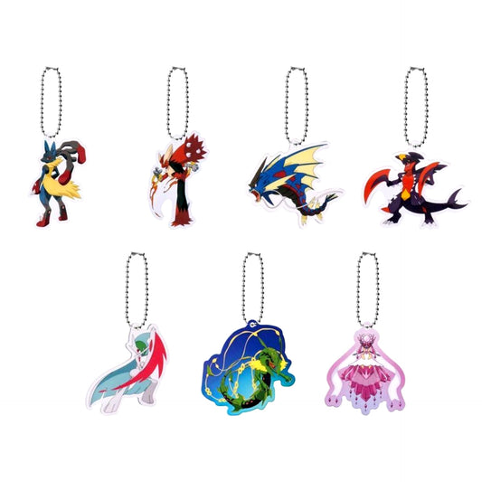 Set of 7 Pokemon Mega Evolution Acrylic Swing [USED]