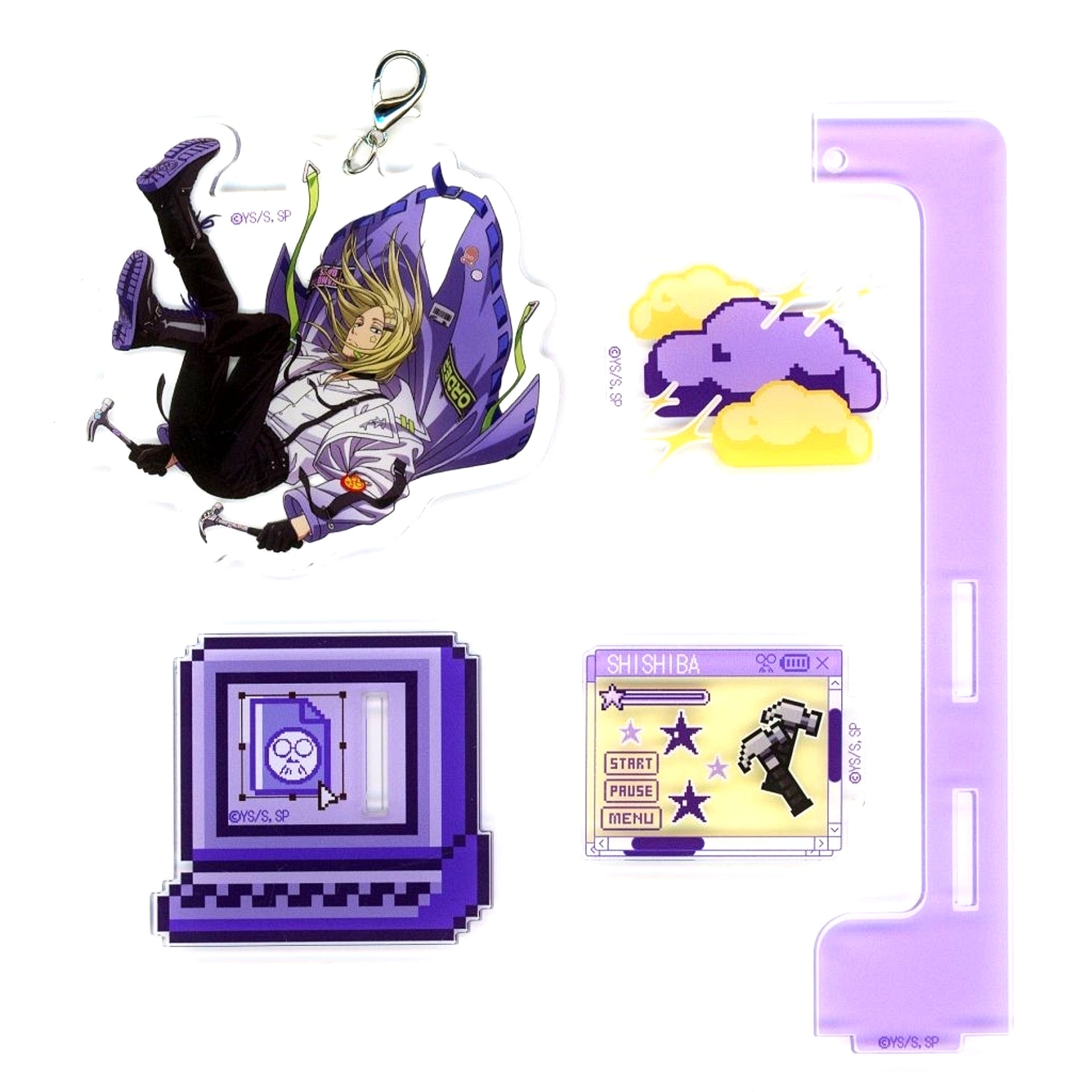 Shishiba SAKAMOTO DAYS Yura Yura Acrylic Stand Decora Ver. POP UP SHOP [USED]