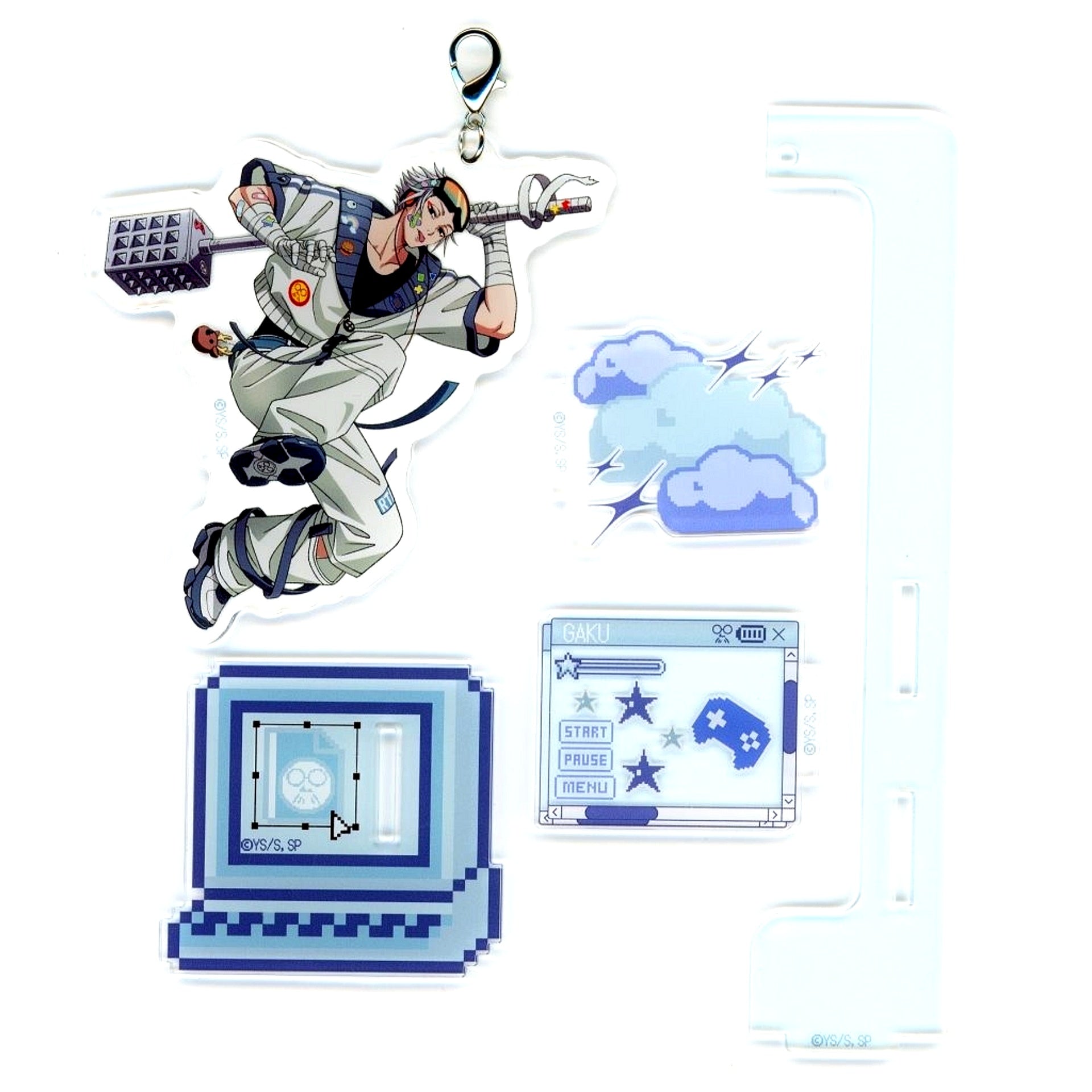 Gaku SAKAMOTO DAYS Yura Yura Acrylic Stand Decora Ver. POP UP SHOP [USED]