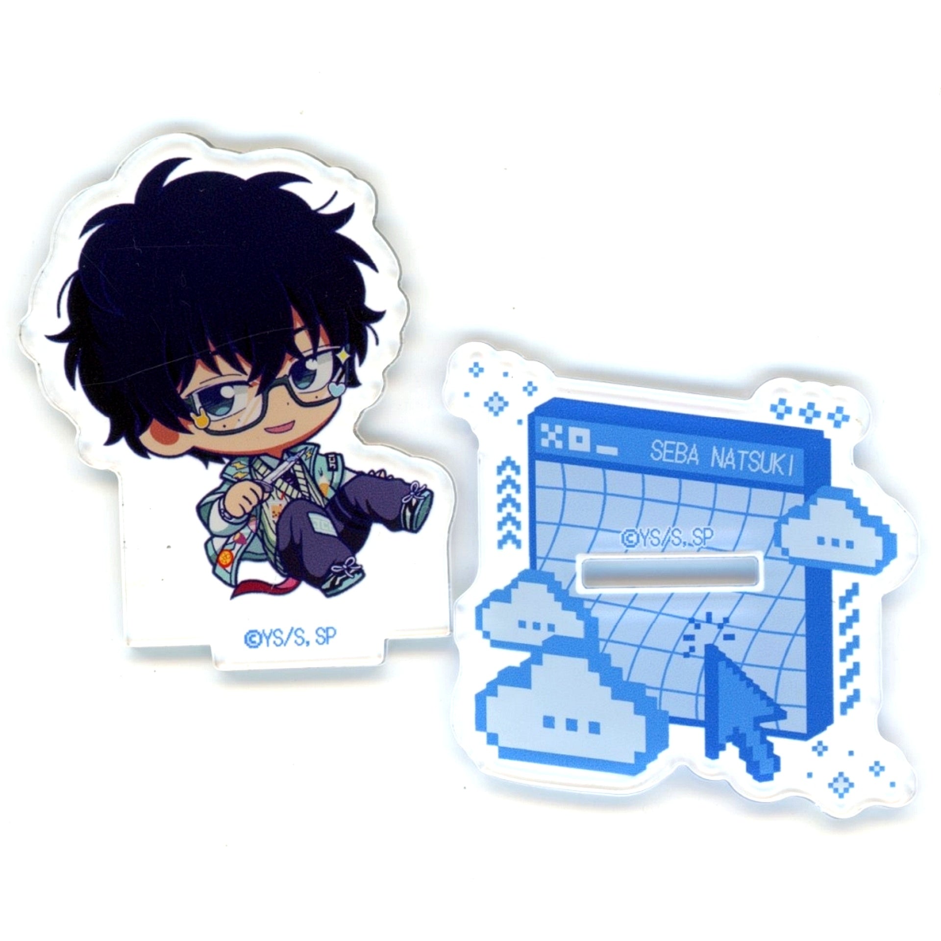 Natsuki Seba Sakamoto Days Decora Version Mini Character Acrylic Stand POP UP SHOP [USED]