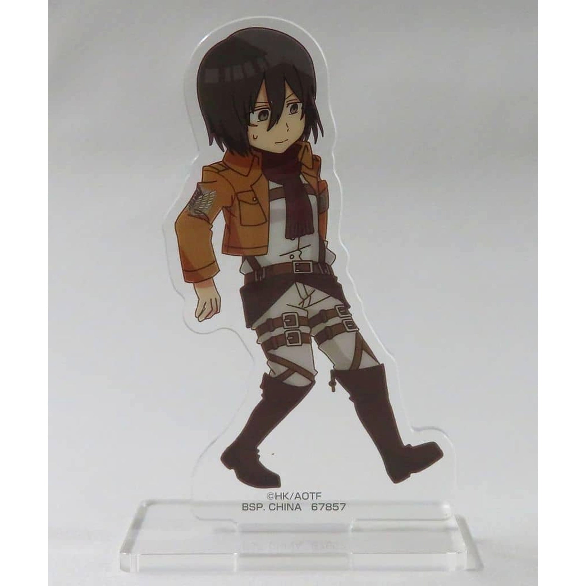 Attack on Titan Mikasa Ackerman Ichiban Kuji I’ll Take Down the Beast Titan Acrylic Stand Prize H [USED]
