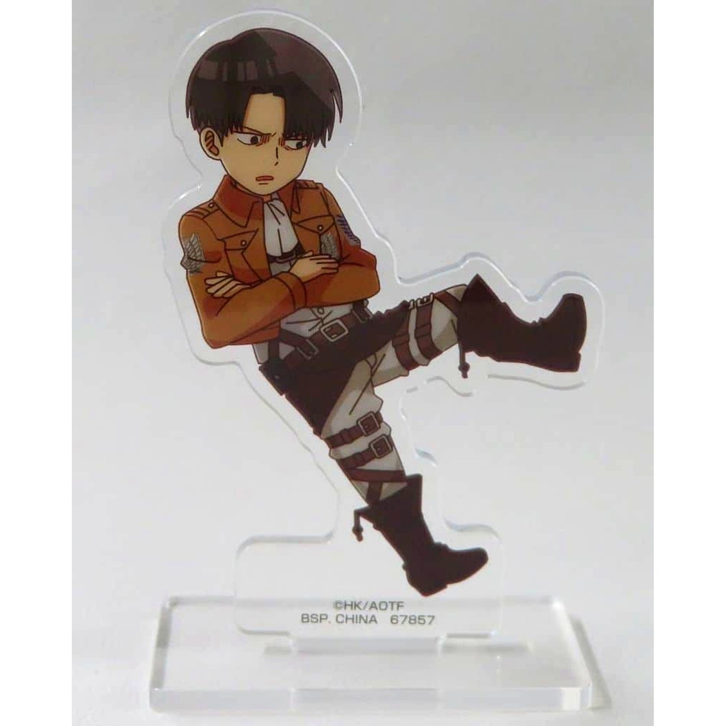 Levi Ackerman Attack on Titan Ichiban Kuji I'll Take Down the Beast Titan Acrylic Stand Prize H [USED]