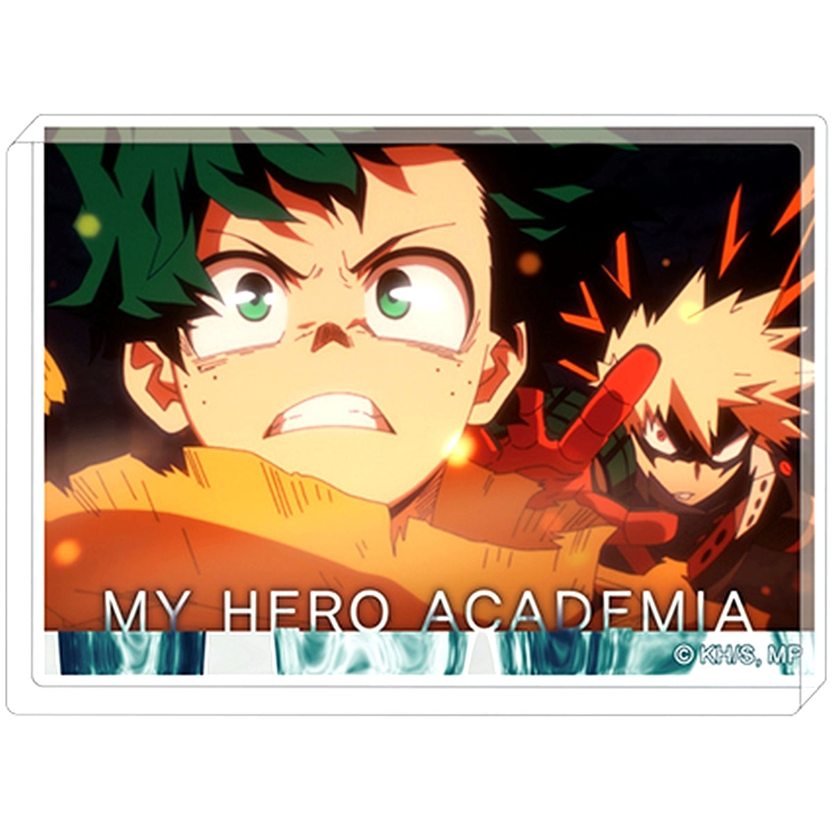 Izuku Midoriya & Katsuki Bakugo Front My Hero Academia Acrylic Block Collection Season 7 OP ED [USED]