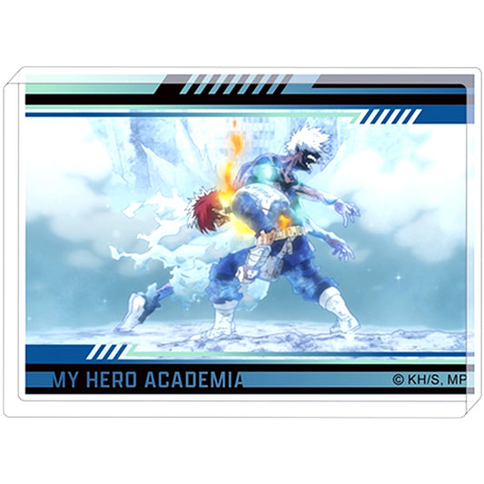 Shoto Todoroki & Dabi My Hero Academia Acrylic Block Collection Season 7 Famous Scene [USED]