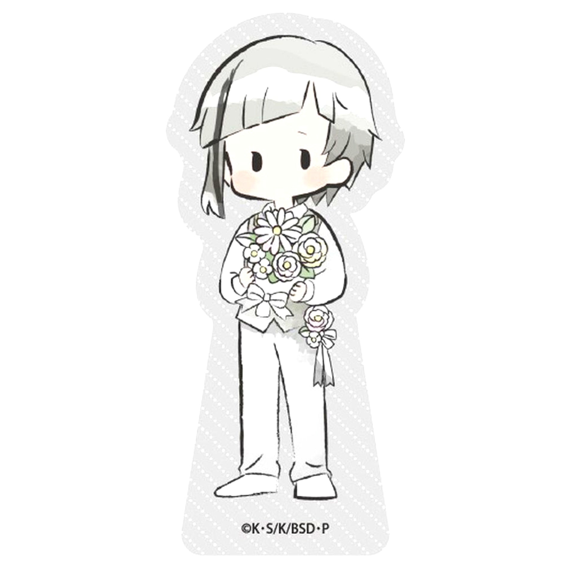 Atsushi Nakajima Retro-chick Flower Ver. Vol. 1 Bungo Stray Dogs Acrylic Figure [USED]