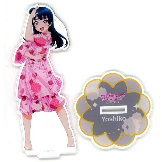 Yoshiko Tsushima Acrylic Stand ICOI Project x Love Live! Sunshine!! Aqours & Hot Spring Stamp Rally Adventure Through Izu Famous Hot Springs [USED]
