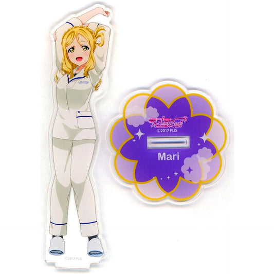 Mari Ohara Acrylic Stand ICOI Project x Love Live! Sunshine!! Aqours and Hot Spring Stamp Rally Adventure around the famous hot springs of Izu [USED]