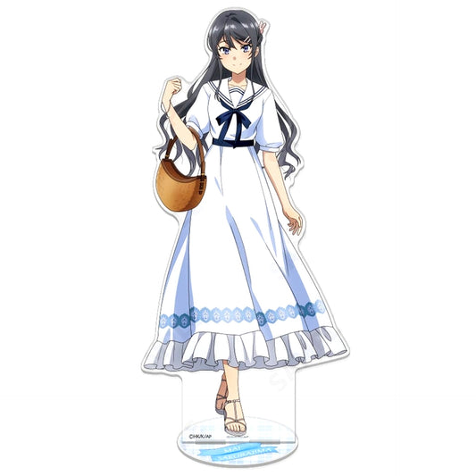 Mai Sakurajima Rascal Does Not Dream Series No.1 BIG Acrylic Stand Sailor One-Piece Dress [USED]