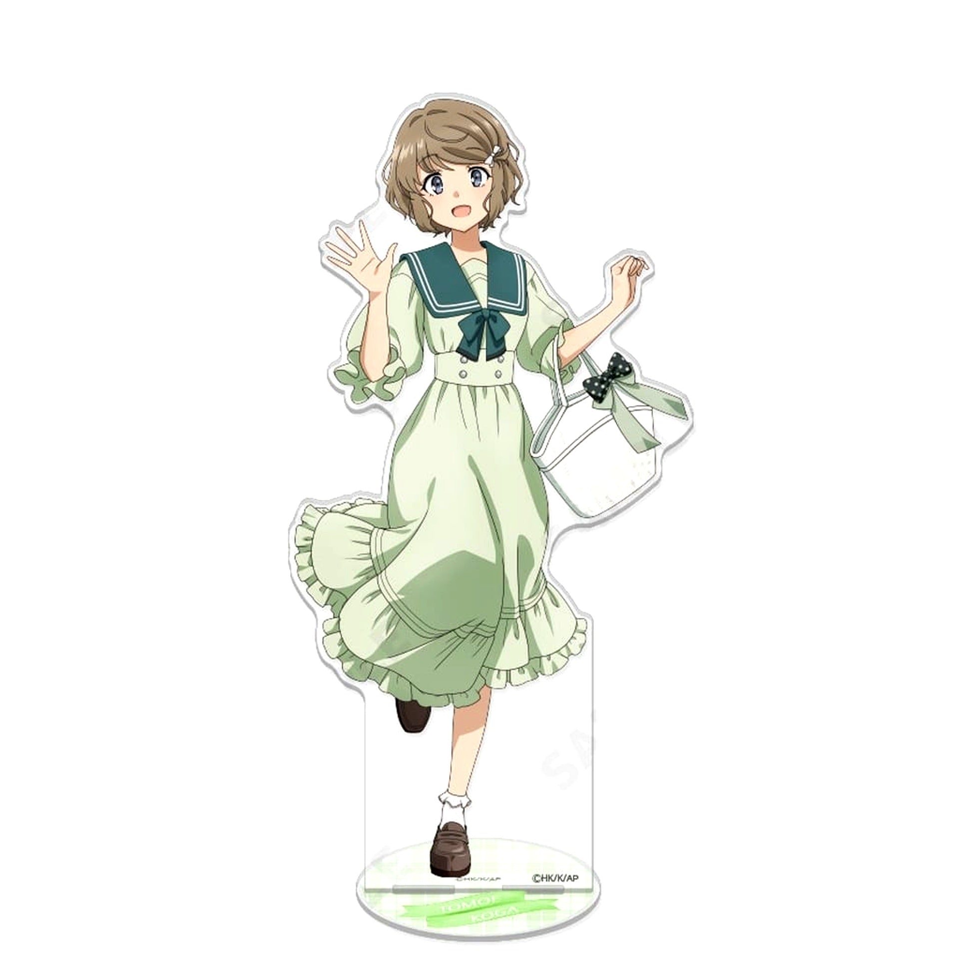 Tomoe Koga Rascal Does Not Dream Series No.3 BIG Acrylic Stand Sailor One-Piece Dress [USED]