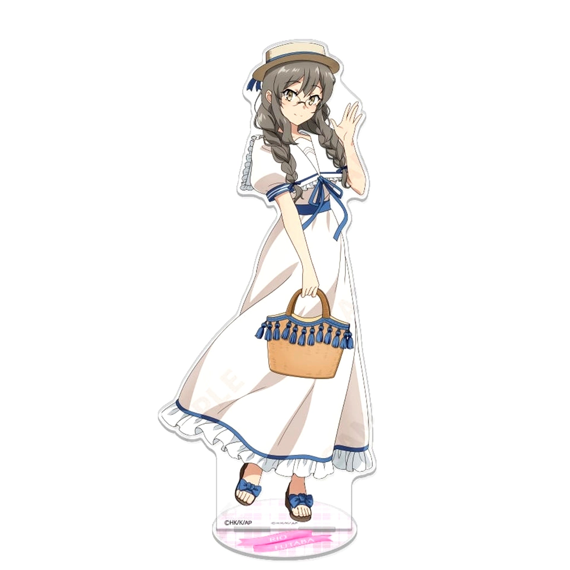 Rio Futaba Rascal Does Not Dream Series No.4 BIG Acrylic Stand Sailor One-Piece Dress [USED]