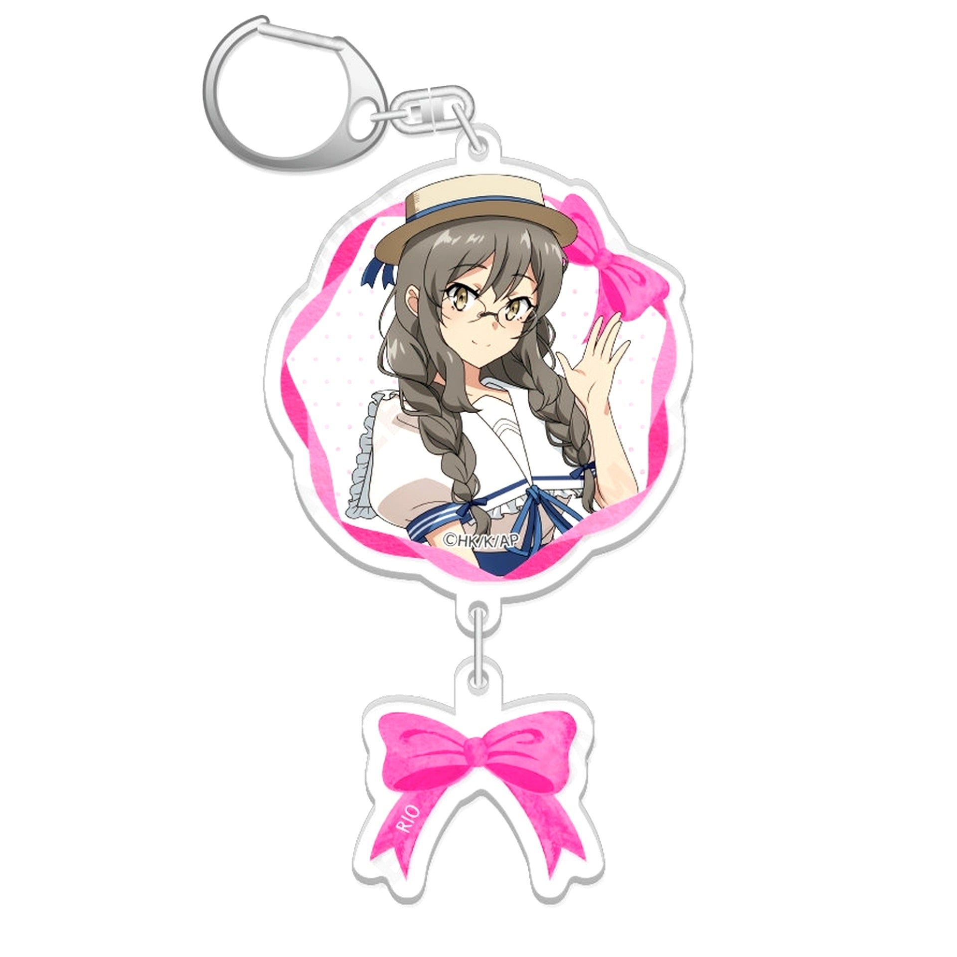 Rio Futaba 4 Sailor Dress Rascal Does Not Dream Series Double Acrylic Keychain [USED]