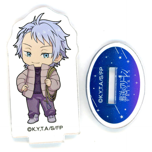 Wirbel Frieren Beyond Journey's End x ORBcafe Oginoya Chibi Character Acrylic Stand Stargazing Ver. [USED]