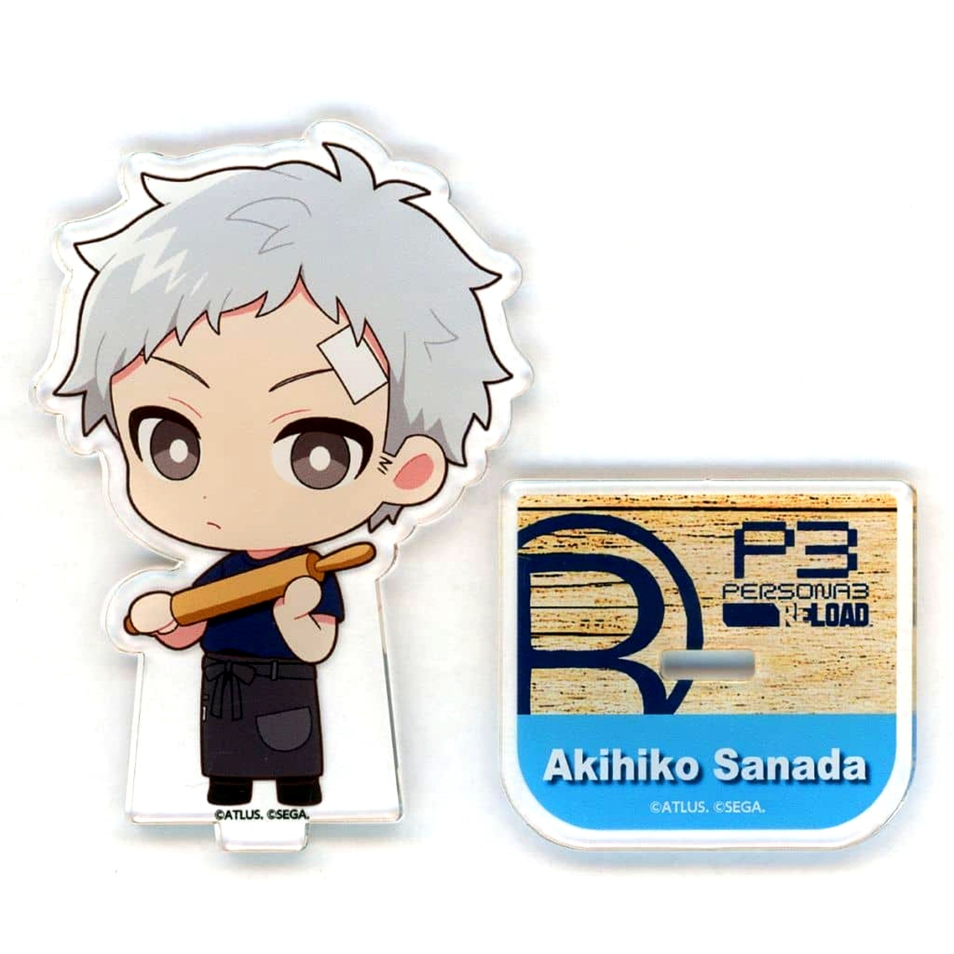 Akihiko Sanada Persona 3 Reload Persona 5 Royal x R Baker Collaboration Cafe Acrylic Stand P3R [USED]