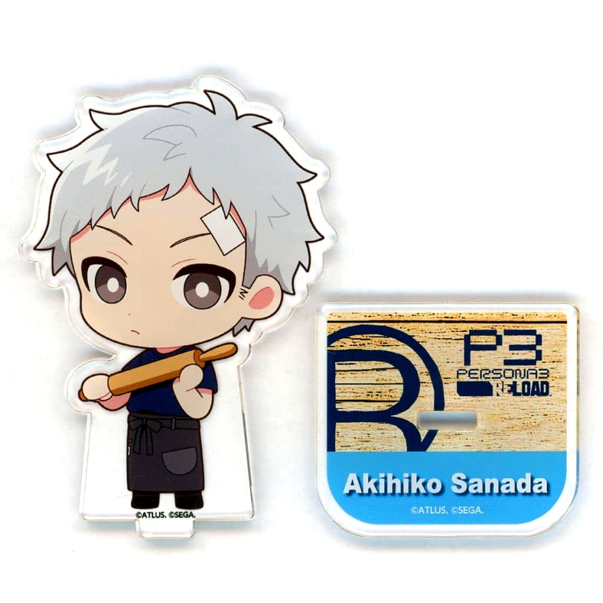 Akihiko Sanada Persona 3 Reload Persona 5 Royal x R Baker Collaboration Cafe Acrylic Stand P3R [USED]