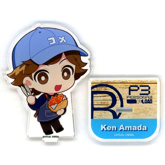 Ken Amada Persona 3 Reload Persona 5 Royal x R Baker Collaboration Cafe Acrylic Stand P3R [USED]
