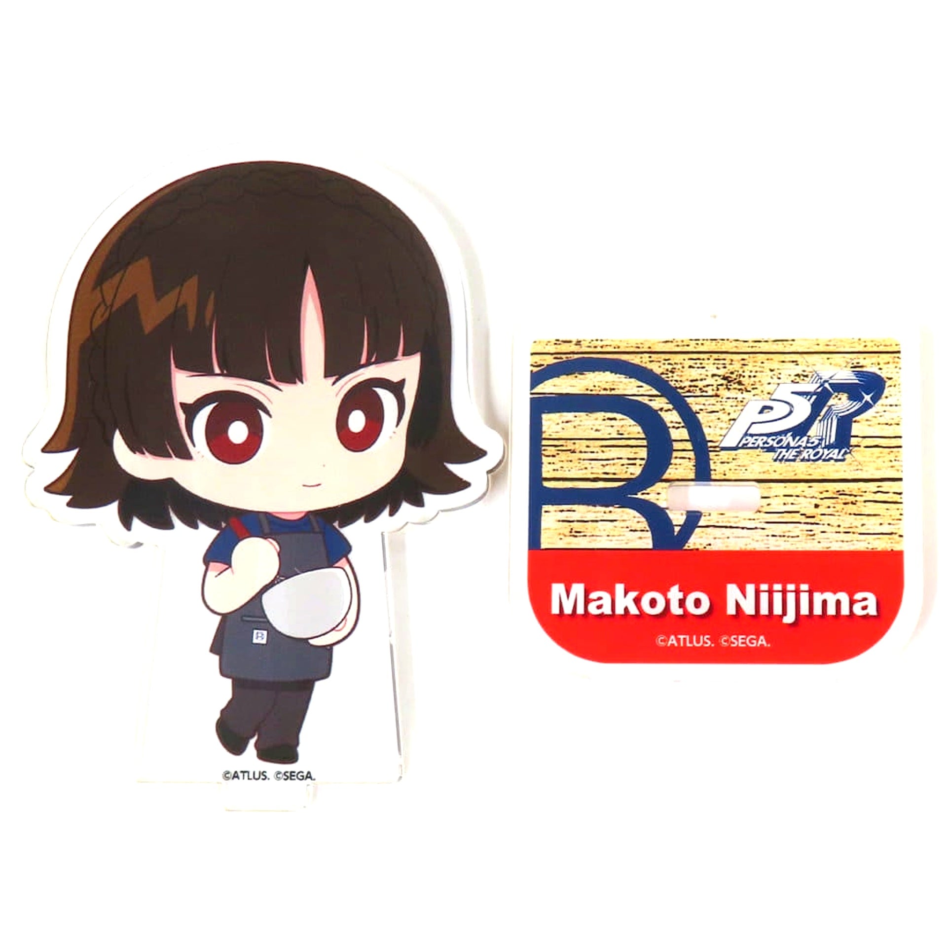 Makoto Niijima Persona 5 Royal Persona 3 Reload x R Baker Collaboration Cafe Acrylic Stand P5R [USED]