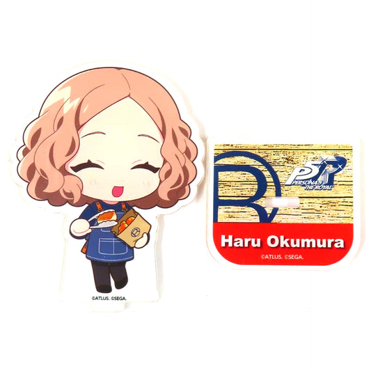 Haru Okumura Persona 5 Royal Persona 3 Reload x R Baker Collaboration Cafe Acrylic Stand P5R [USED]