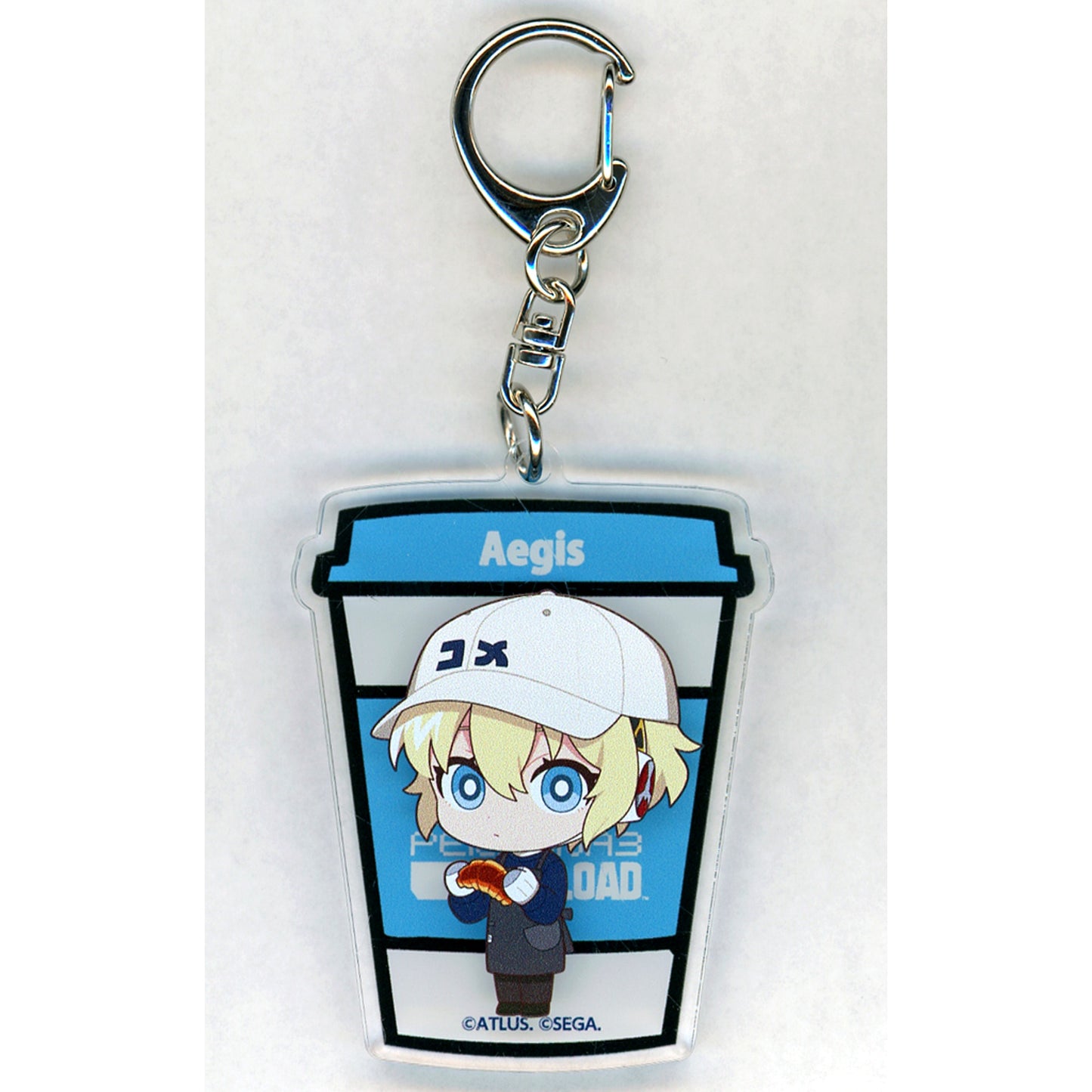 Aigis Persona 3 Reload x R Baker Collab Cafe Acrylic Keychain P3R [USED]
