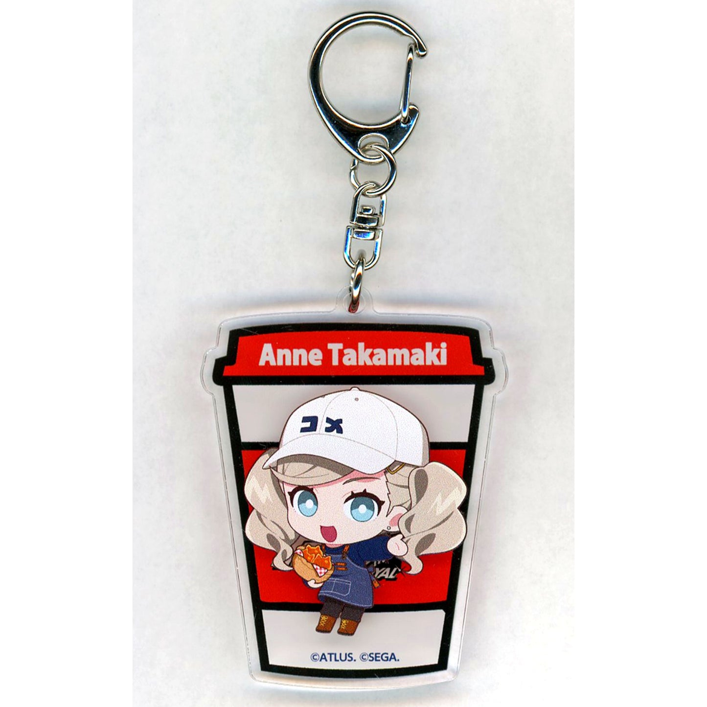 Ann Takamaki Persona 5 The Royal x R Baker Collab Cafe Acrylic Keychain P5R [USED]