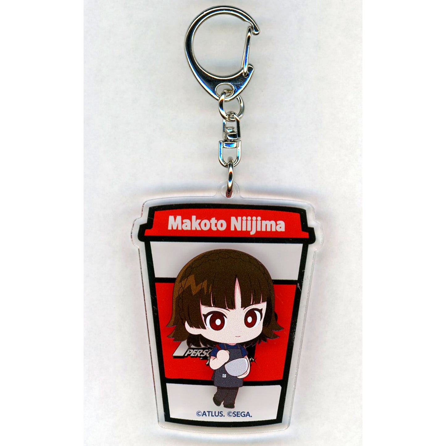 Makoto Niijima Persona 5 The Royal x R Baker Collab Cafe Acrylic Keychain P5R [USED]