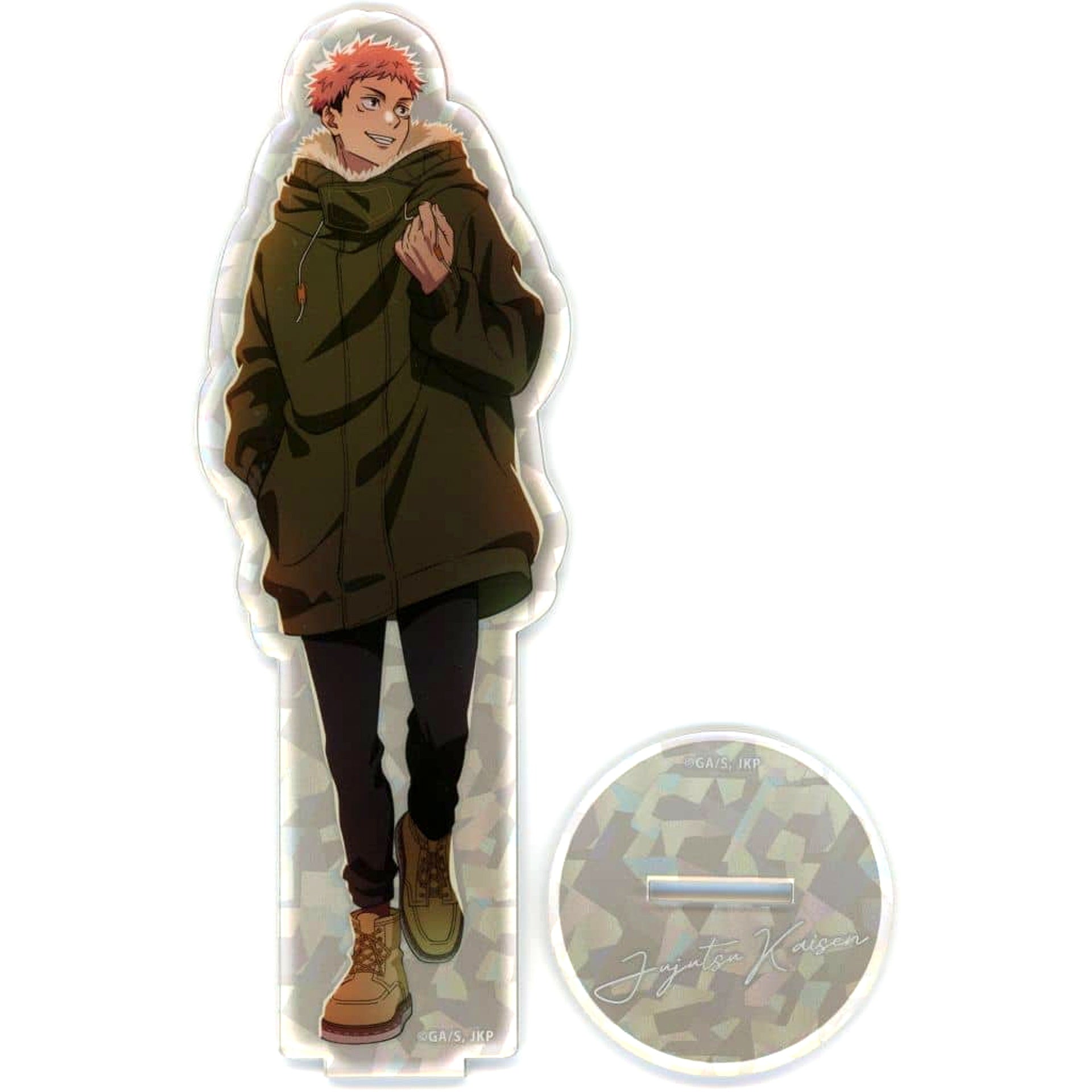 Yuji Itadori Jujutsu Kaisen x MarCube Illumination Ver. Holo Acrylic Figure Stand [USED]