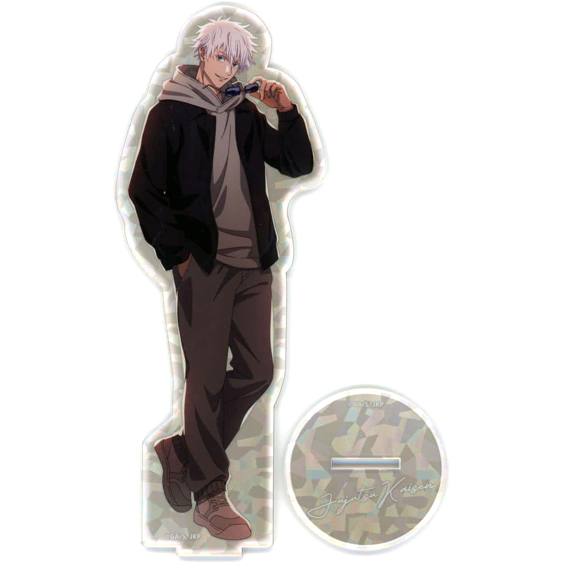 Satoru Gojo Jujutsu Kaisen x MarCube Illumination Ver. Holo Acrylic Figure Stand [USED]