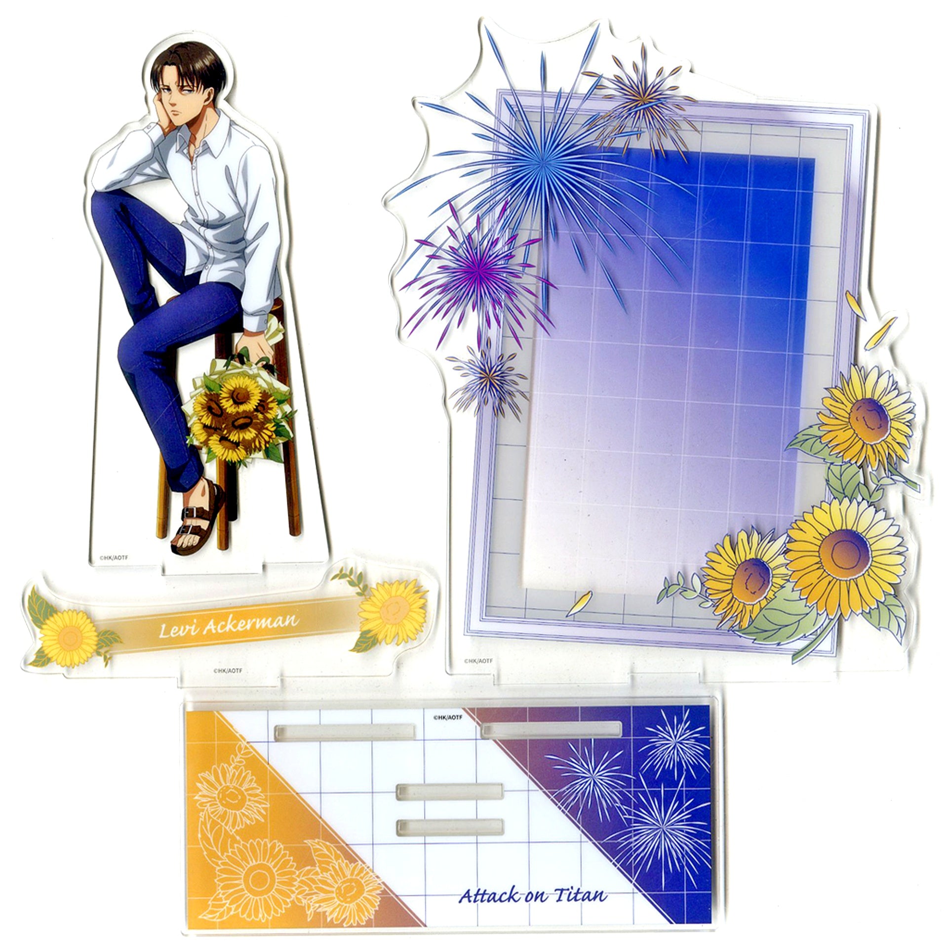 Levi Ackerman Attack on Titan Sunflower Ver. BIG Diorama Acrylic Figure [USED]