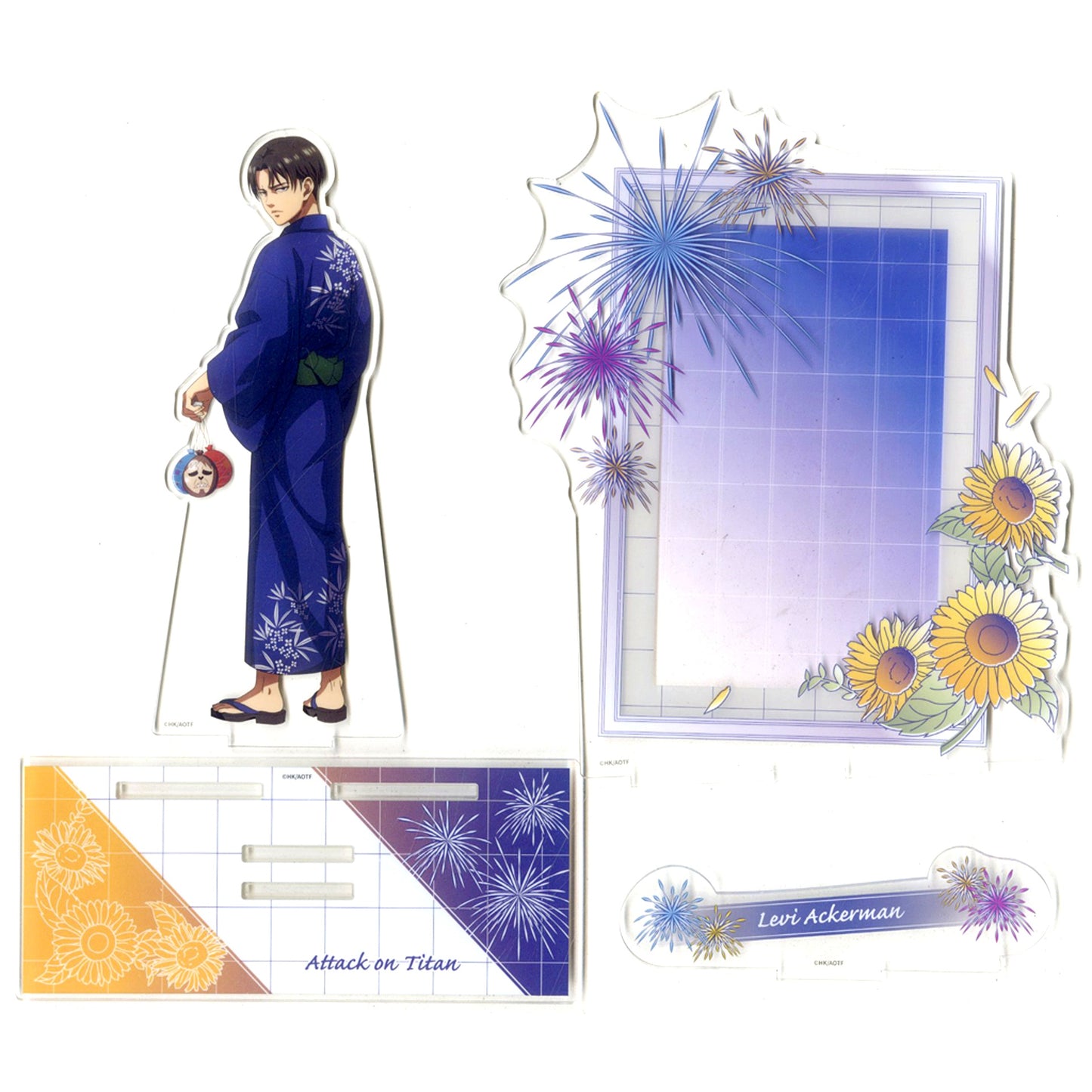 Levi Ackerman Yukata Ver. Big Diorama Acrylic Figure Attack on Titan [USED]