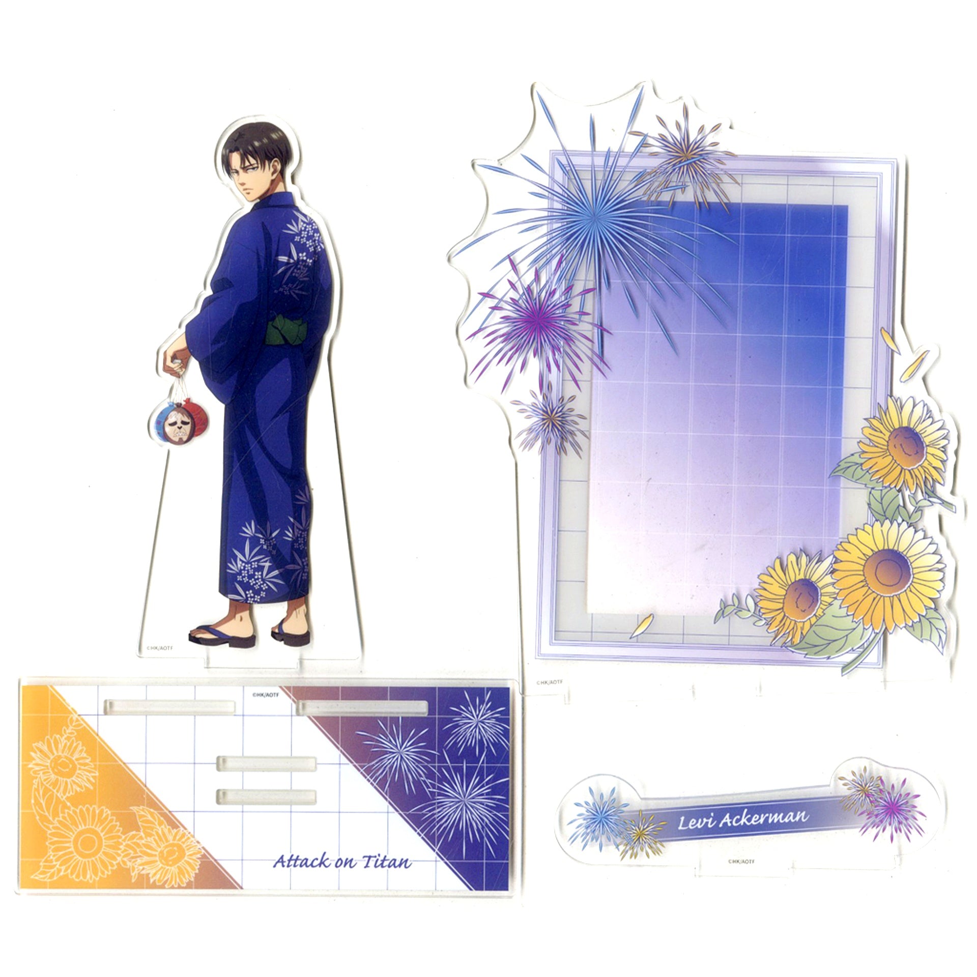 Levi Ackerman Yukata Ver. Big Diorama Acrylic Figure Attack on Titan [USED]