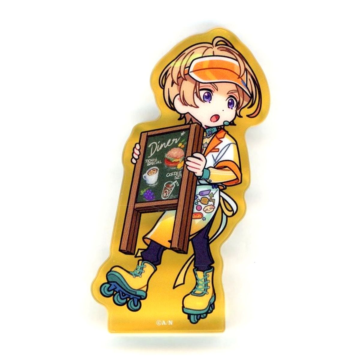 Fura Kanato VOLTACTION VOLTA Days x Diner Mini Acrylic Block Virtual YouTuber Nijisanji [USED]