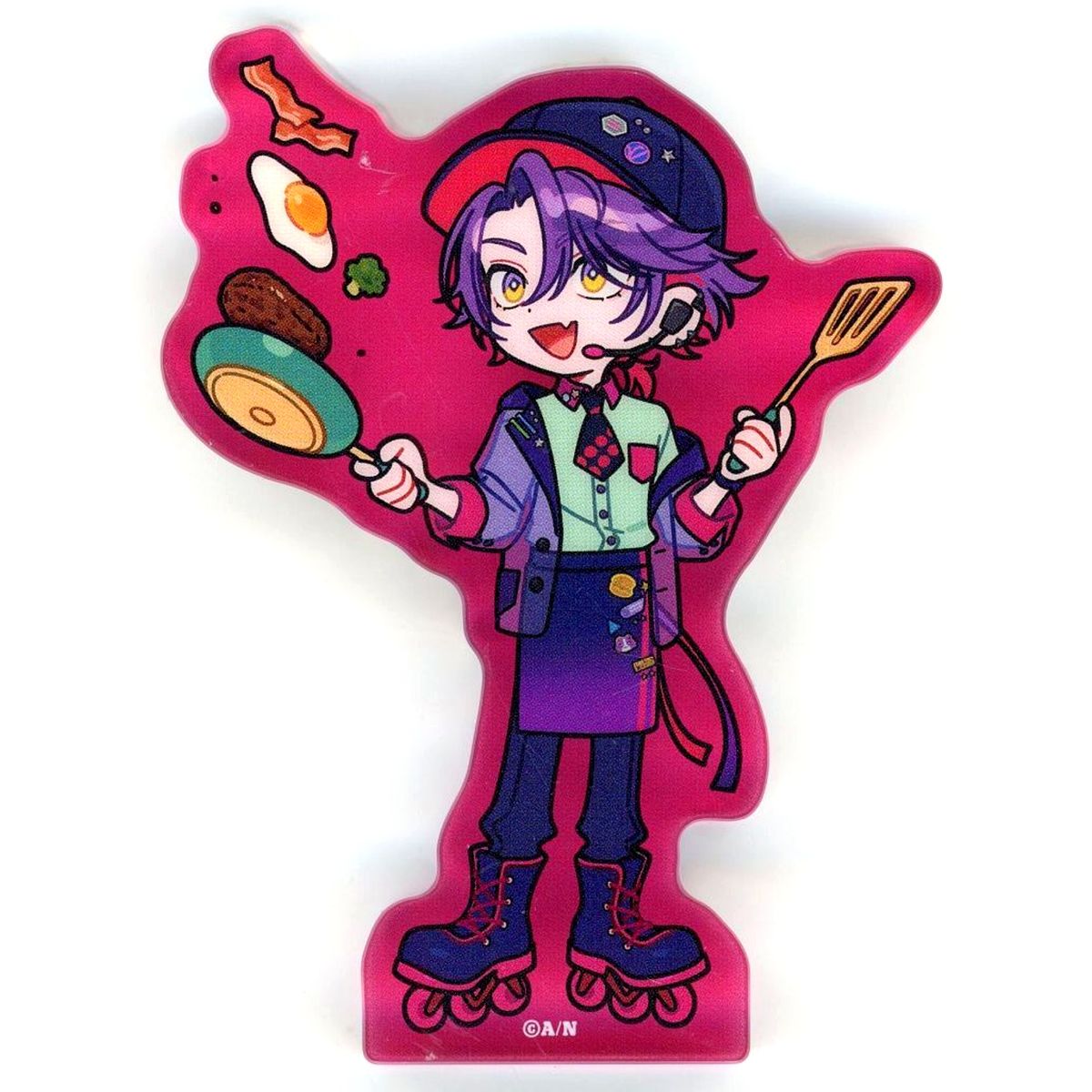 Watarai Hibari VOLTACTION VOLTA Days x Diner Mini Acrylic Block Virtual YouTuber Nijisanji [USED]