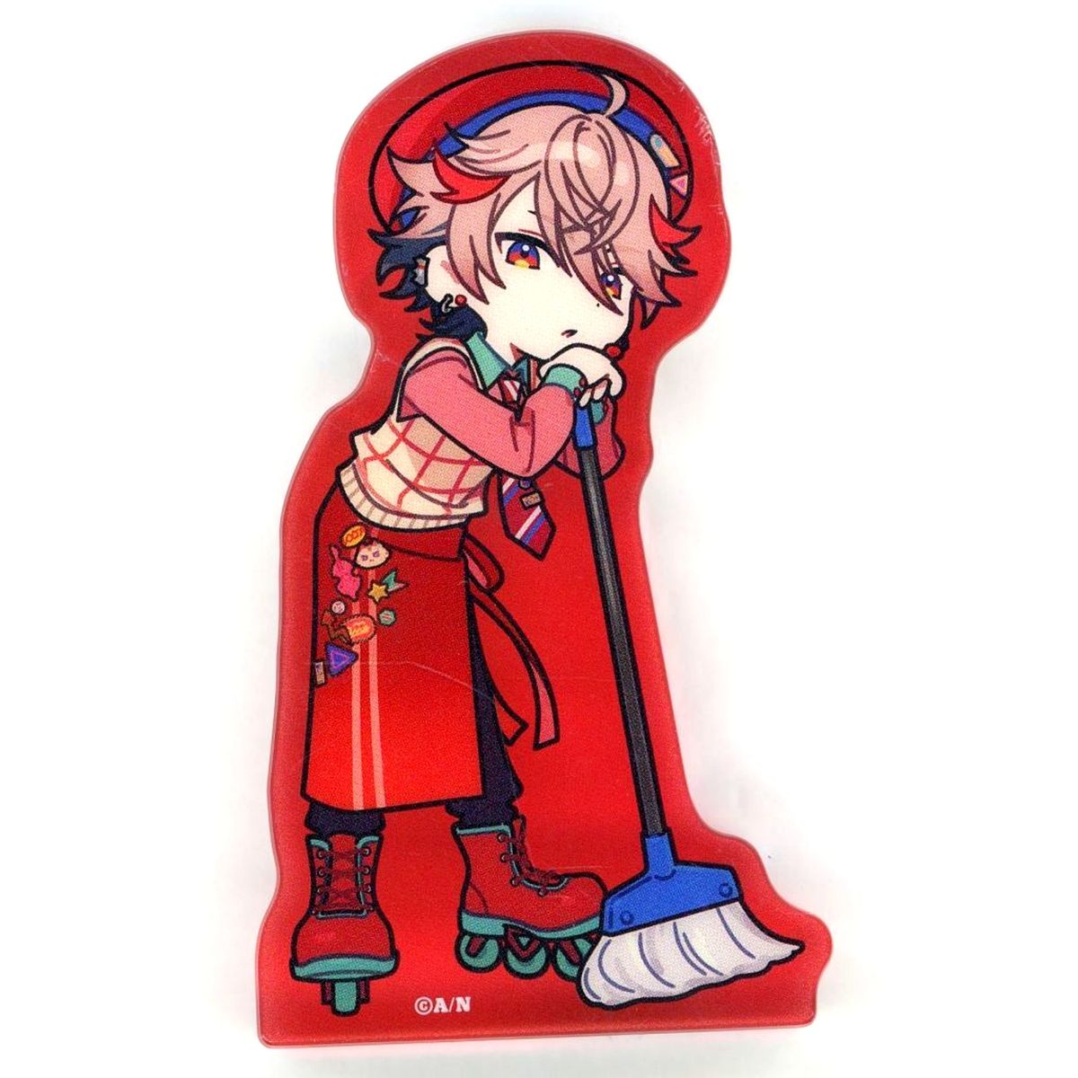 Seraph Dazzlegarden VOLTACTION VOLTA Days x Diner Mini Acrylic Block Virtual YouTuber Nijisanji [USED]