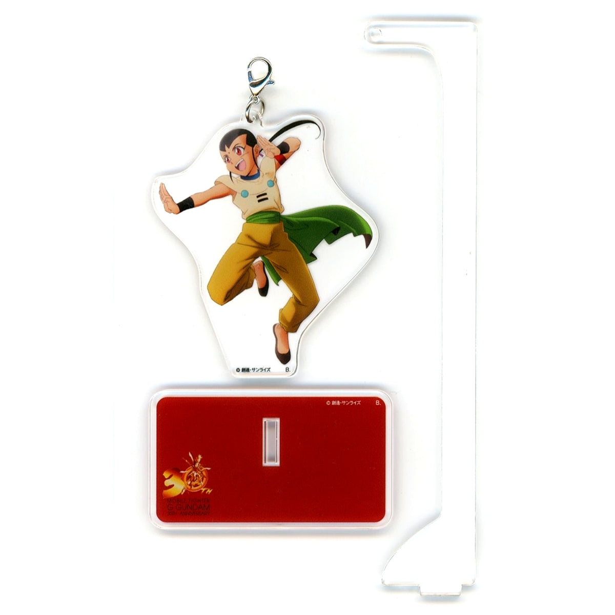 Sai Saici 30th Anniv Memorial Illustration Swaying Acrylic Stand Mobile Fighter G Gundam [USED]