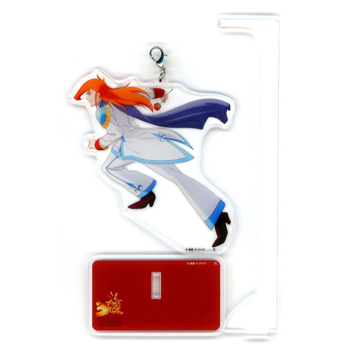 George de Sand 30th Anniv Memorial Illustration Swaying Acrylic Stand Mobile Fighter G Gundam [USED]