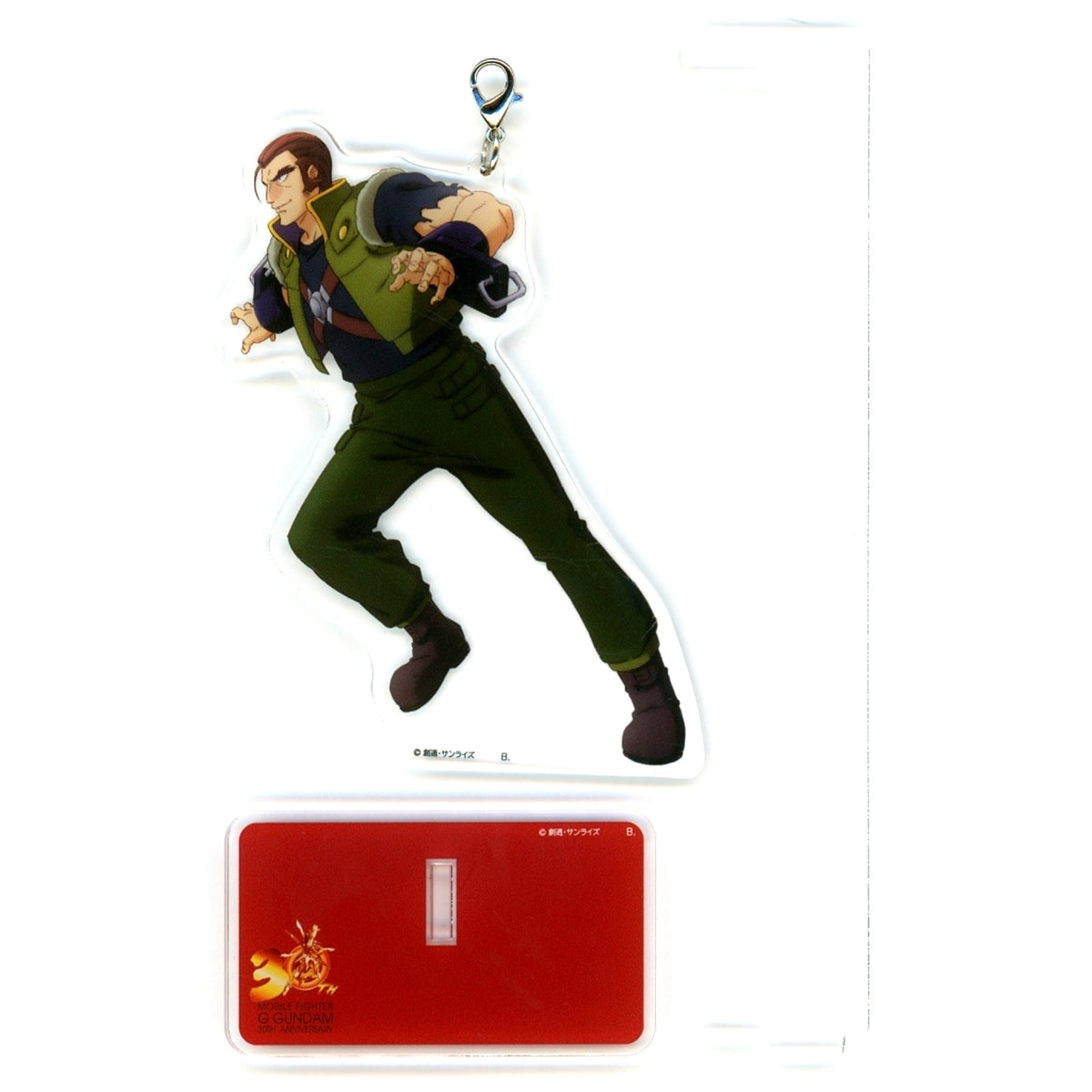 Argo Gulskii 30th Anniv Memorial Illustration Swaying Acrylic Stand Mobile Fighter G Gundam [USED]
