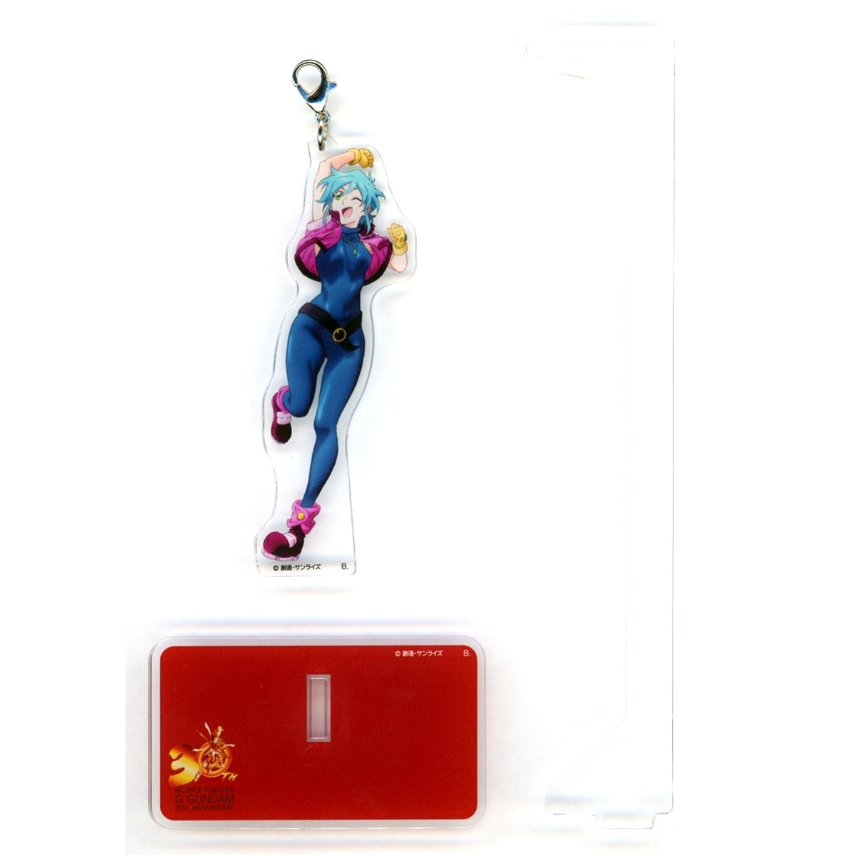 Allenby Beardsley 30th Anniv Memorial Illustration Swaying Acrylic Stand Mobile Fighter G Gundam [USED]