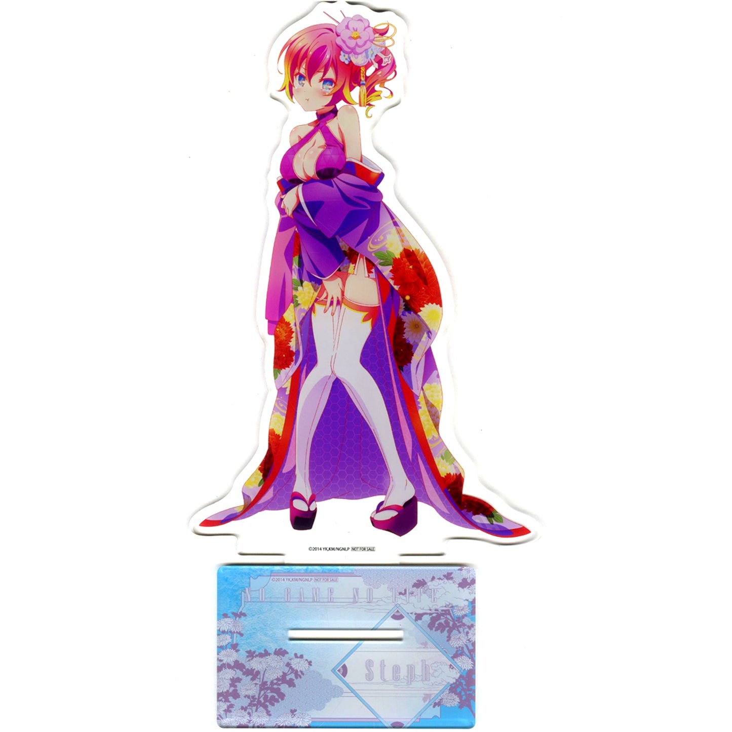 Stephanie Dola A Prize Extra Large Acrylic Figure Japanese Clothes Cyber Ver. No Game No Life POP UP STORE Target Product Purchase Bonus Lottery [USED]