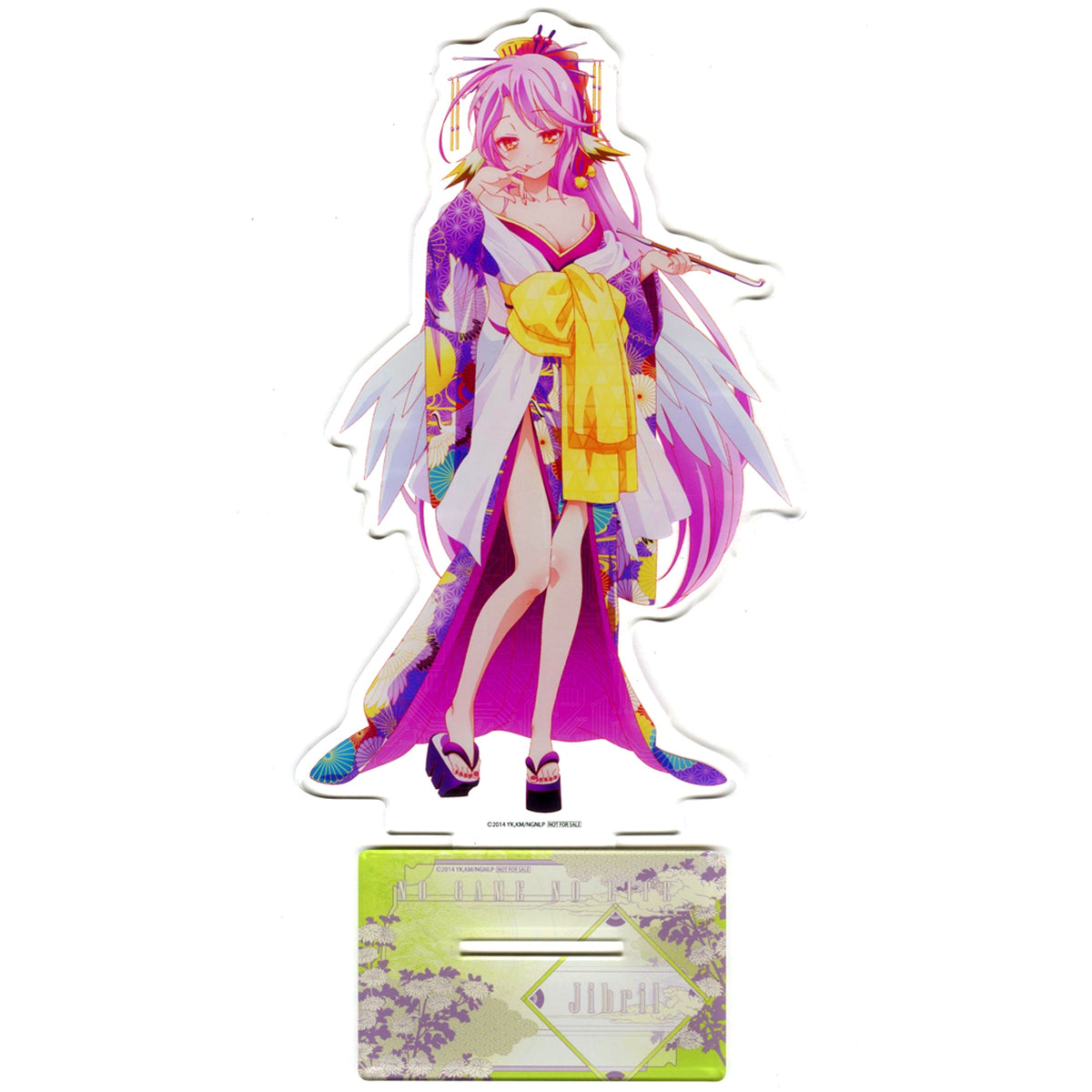 Jibril Japanese Clothes Cyber Ver. A Prize No Game No Life Extra Large Acrylic Figure Pop-up Store Eligible Product Purchase Bonus Lottery [USED]