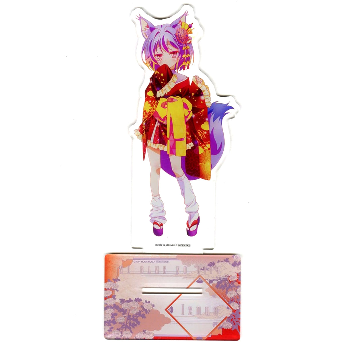 Izuna Hatsuse Japanese Clothes Cyber Ver. A Prize No Game No Life Extra Large Acrylic Figure Pop-up Store Eligible Product Purchase Bonus Lottery [USED]