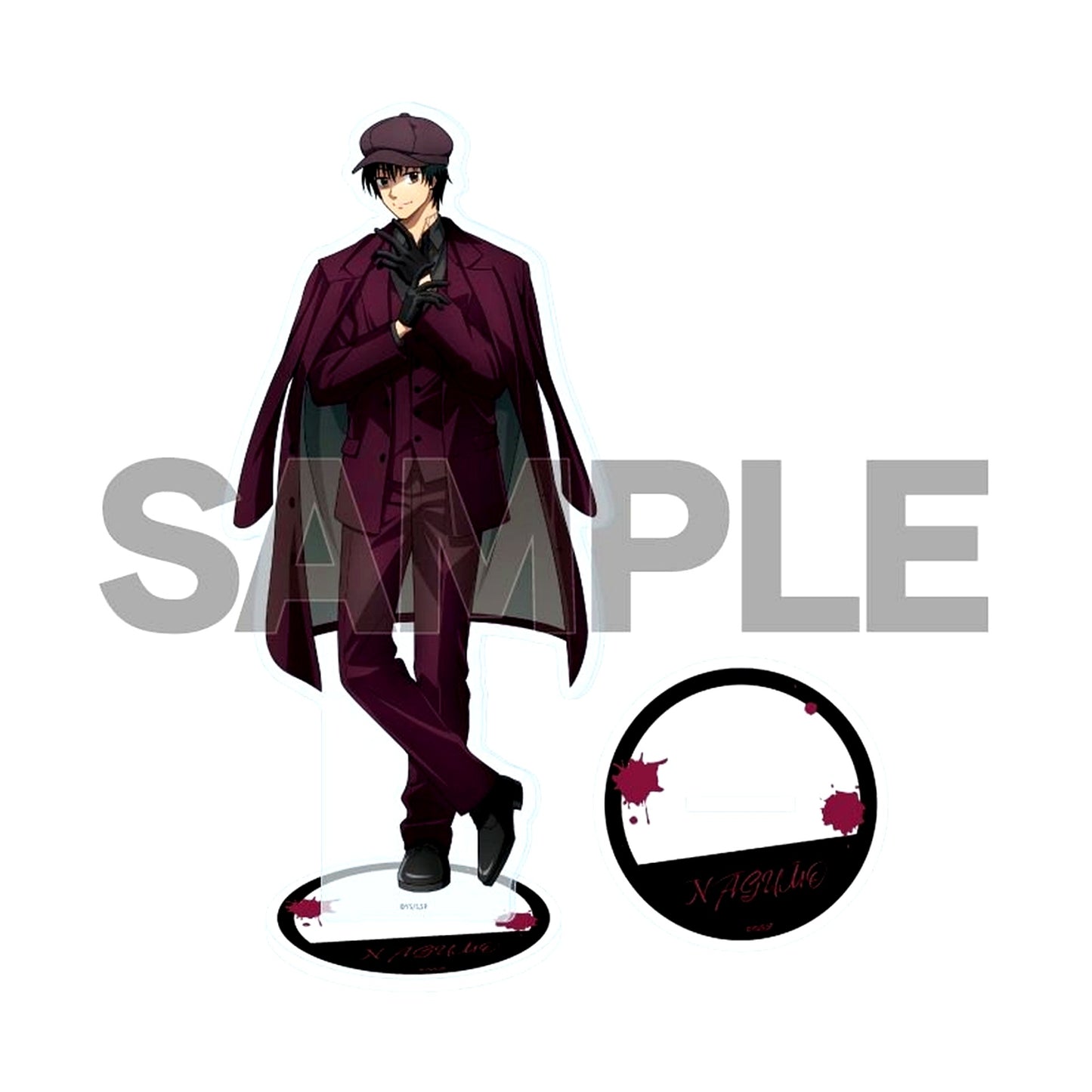 Nagumo 54. SAKAMOTO DAYS Leather Gloves Ver. Illustration Acrylic Stand [USED]