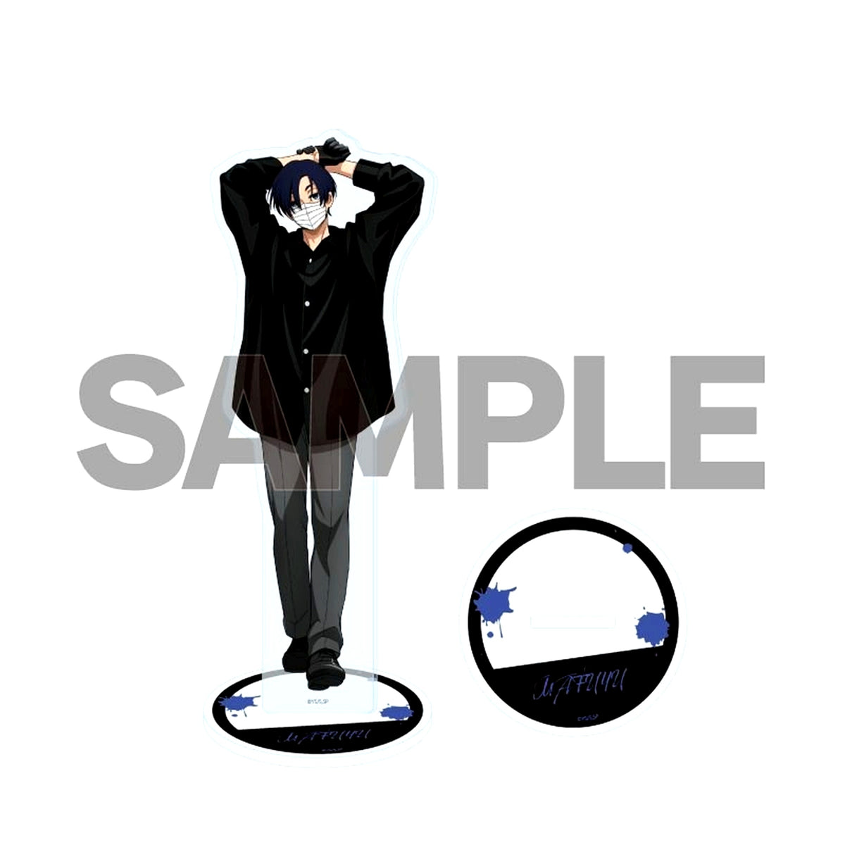 Mafuyu Seba Leather Glove Ver. Illustration Acrylic Stand Sakamoto Days [USED]