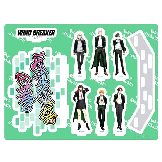 Group Design 01. WIND BREAKER Official Illustration Acrylic Diorama [USED]