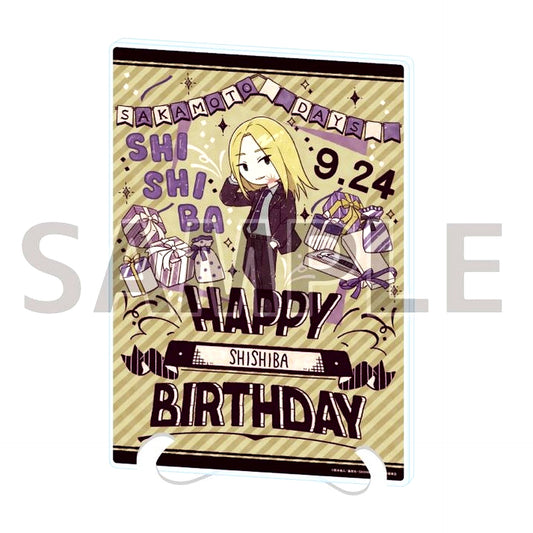 12 Shishiba Birthday Ver. Sakamoto Days GraffArt Illustration Acrylic Art Board A5 Size [USED]