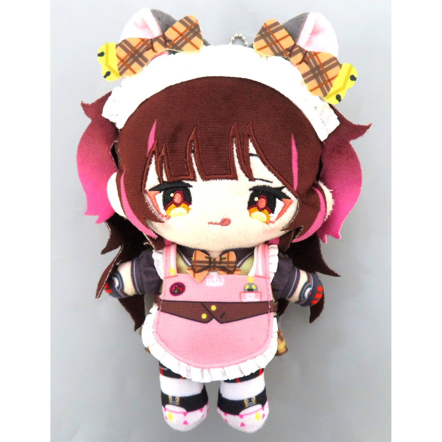 Robocosan Virtual YouTuber Hololive Plush Keychain School Uniform Apron Outfit Ver. 7th Anniversary [USED]