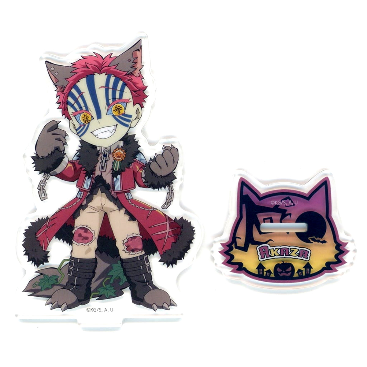 Akaza Demon Slayer: Kimetsu no Yaiba ufotable Cafe x Machi Asobi Cafe x ufotable DINING Halloween Event 2025 Random Acrylic Stand A [USED]