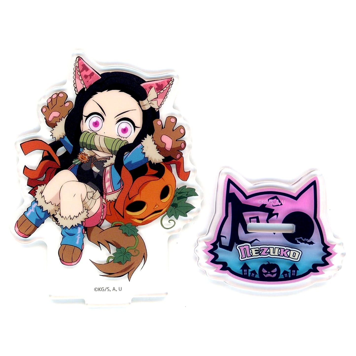 Nezuko Kamado Demon Slayer: Kimetsu no Yaiba x ufotable Cafe x Machi Asobi CAFE x ufotable DINING Halloween Event 2025 Random Acrylic Stand B [USED]