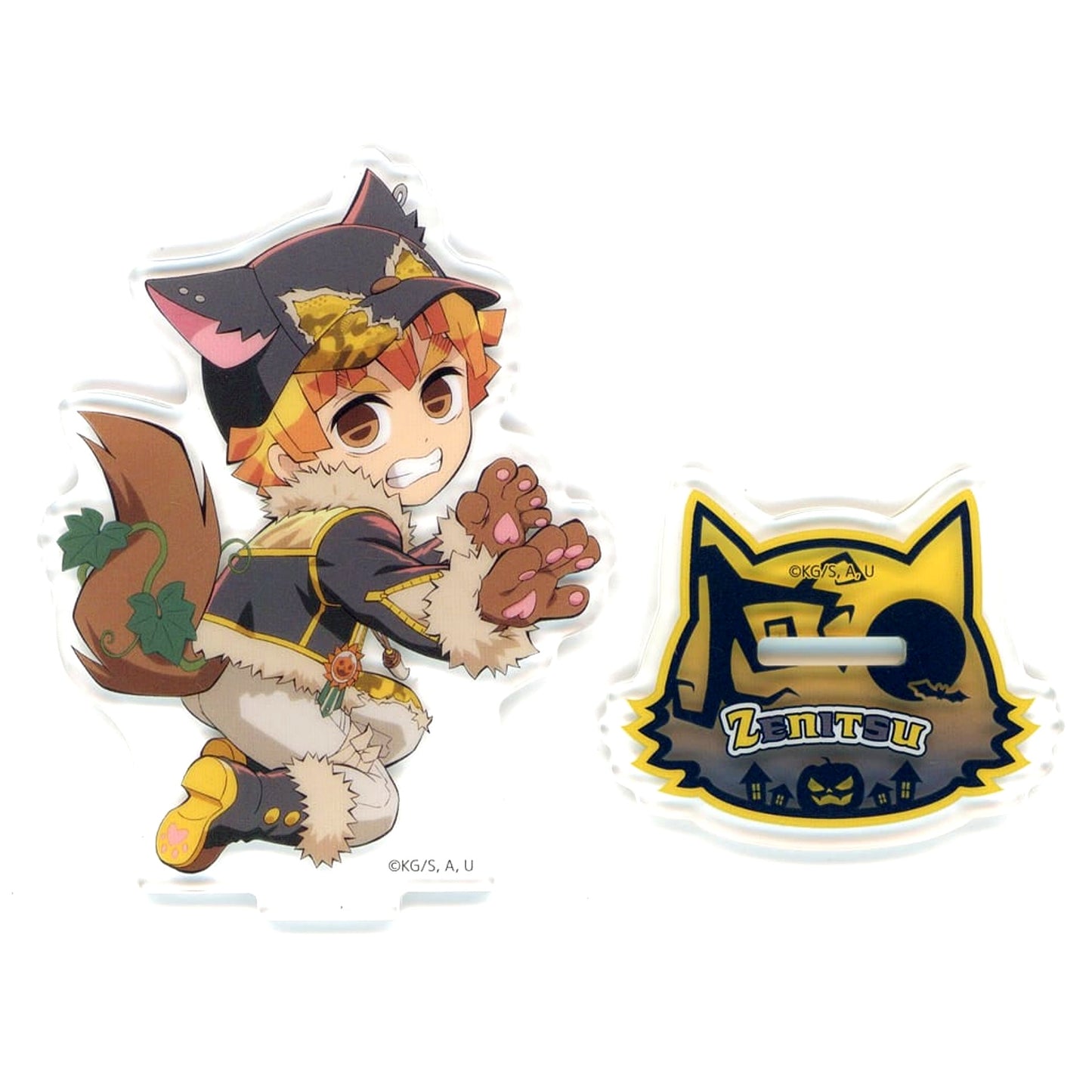 Zenitsu Agatsuma Demon Slayer: Kimetsu no Yaiba x ufotable Cafe x Machi Asobi CAFE x ufotable DINING Halloween Event 2025 Random Acrylic Stand B [USED]