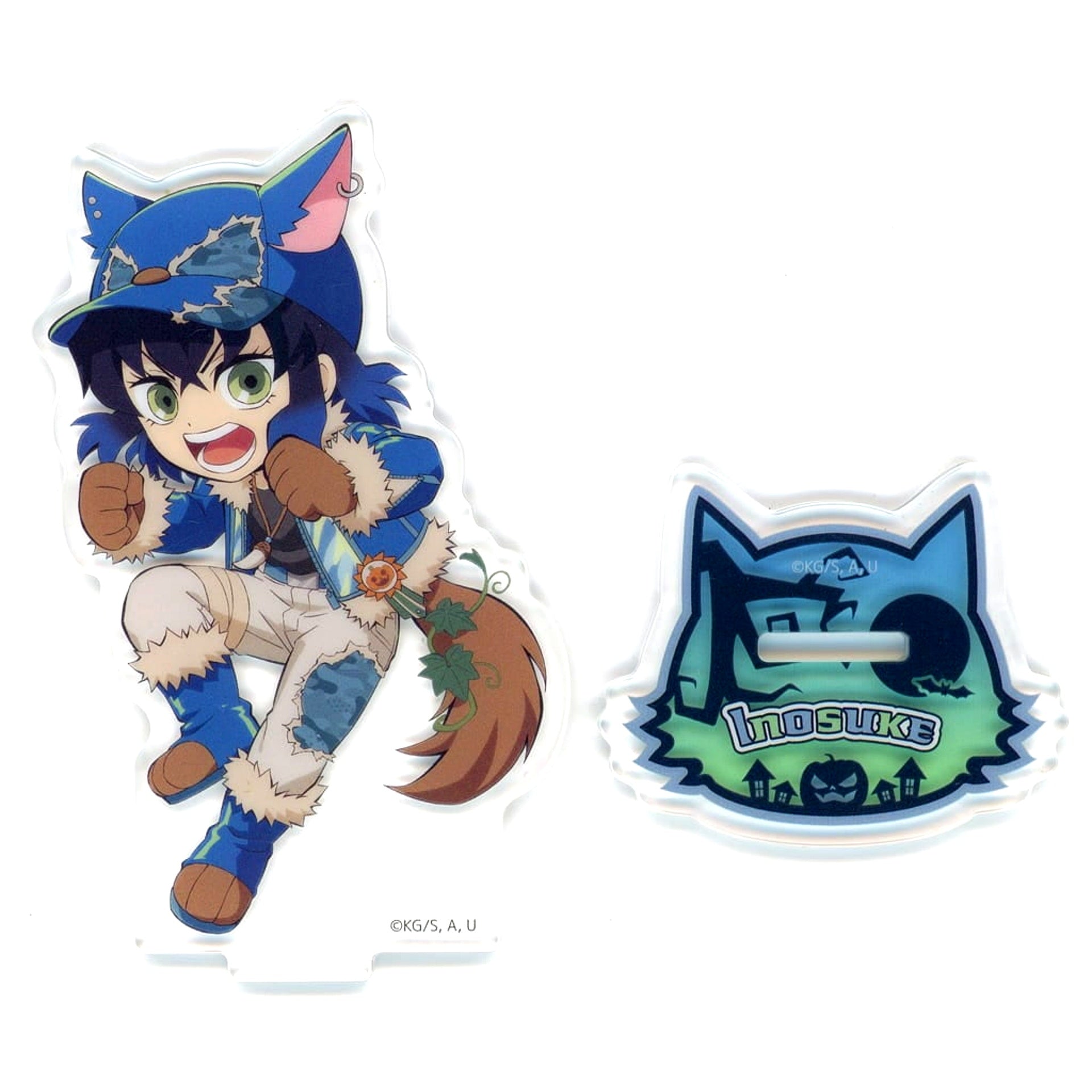 Inosuke Hashibira Demon Slayer: Kimetsu no Yaiba ufotable Cafe x Machi Asobi Cafe x ufotable DINING Halloween Event 2025 Random Acrylic Stand B [USED]