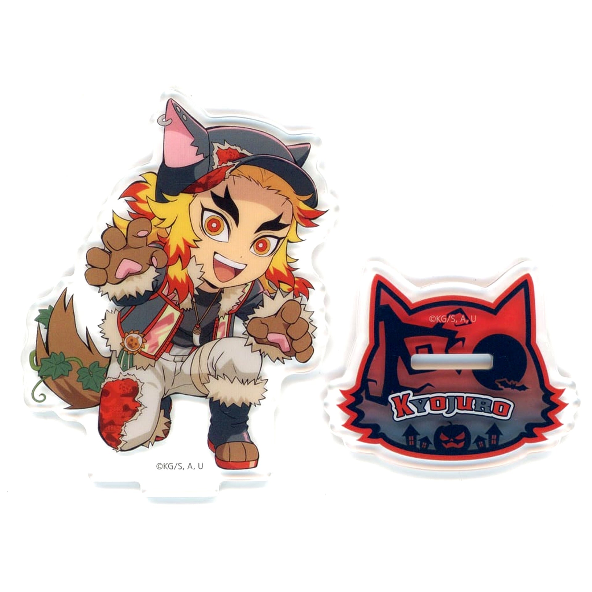 Kyojuro Rengoku Demon Slayer: Kimetsu no Yaiba ufotable Cafe x Machi Asobi Cafe x ufotable DINING Halloween Event 2025 Random Acrylic Stand B [USED]